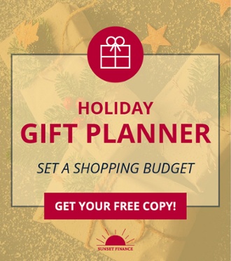 Holiday Gift Shopping Planner - Set a budget for holiday shopping - click to get your free copy